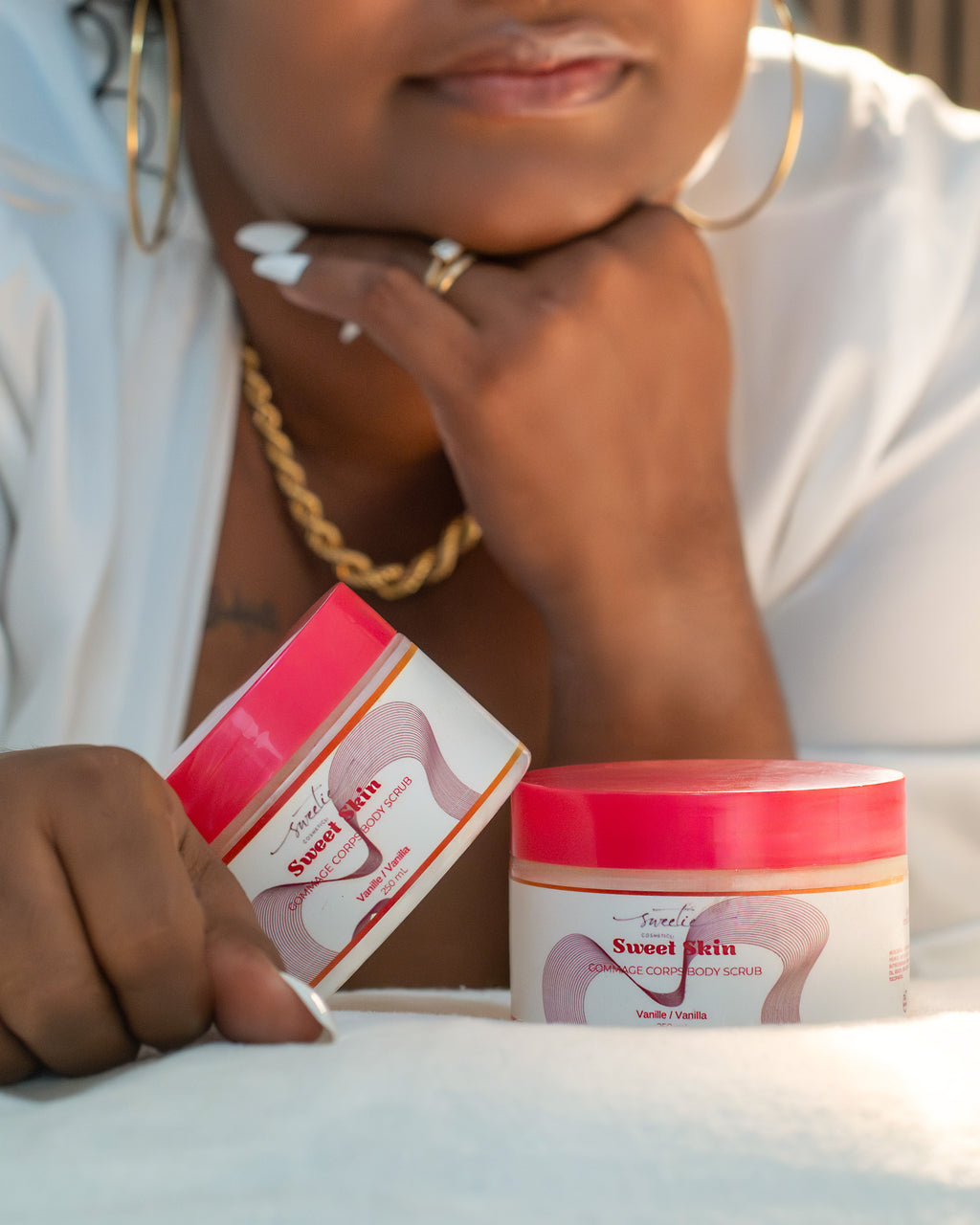 Gommage Sweet Skin – 2 en 1 Exfoliant & Soin Nourrissant